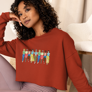 Crop Sweatshirt We are all connected