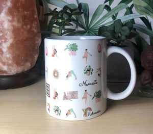 Yoga Pattern - Ceramic Mug