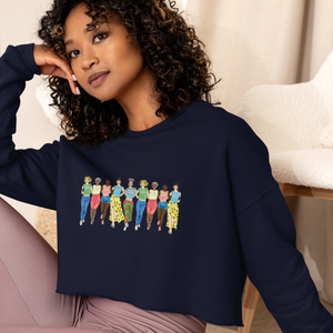 Crop Sweatshirt We are all connected