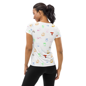 Magic All-Over Print Women's Athletic T-shirt