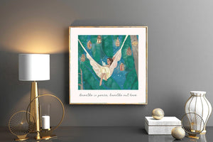 Breathe in Peace, Breathe out Love - Print